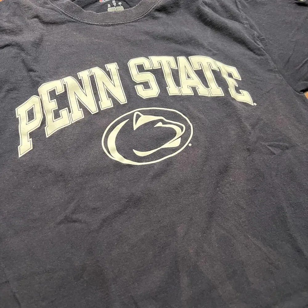 Champion M Y2K Penn State T Shirt Navy Regular - Picture 3 of 6